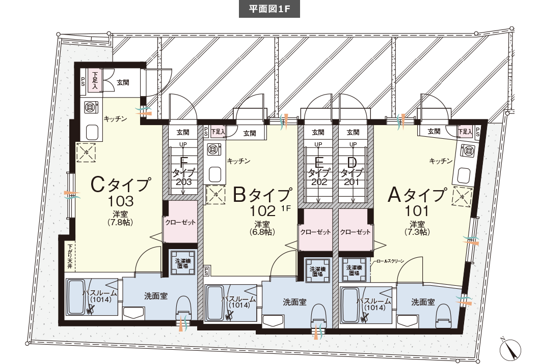 平面図1F