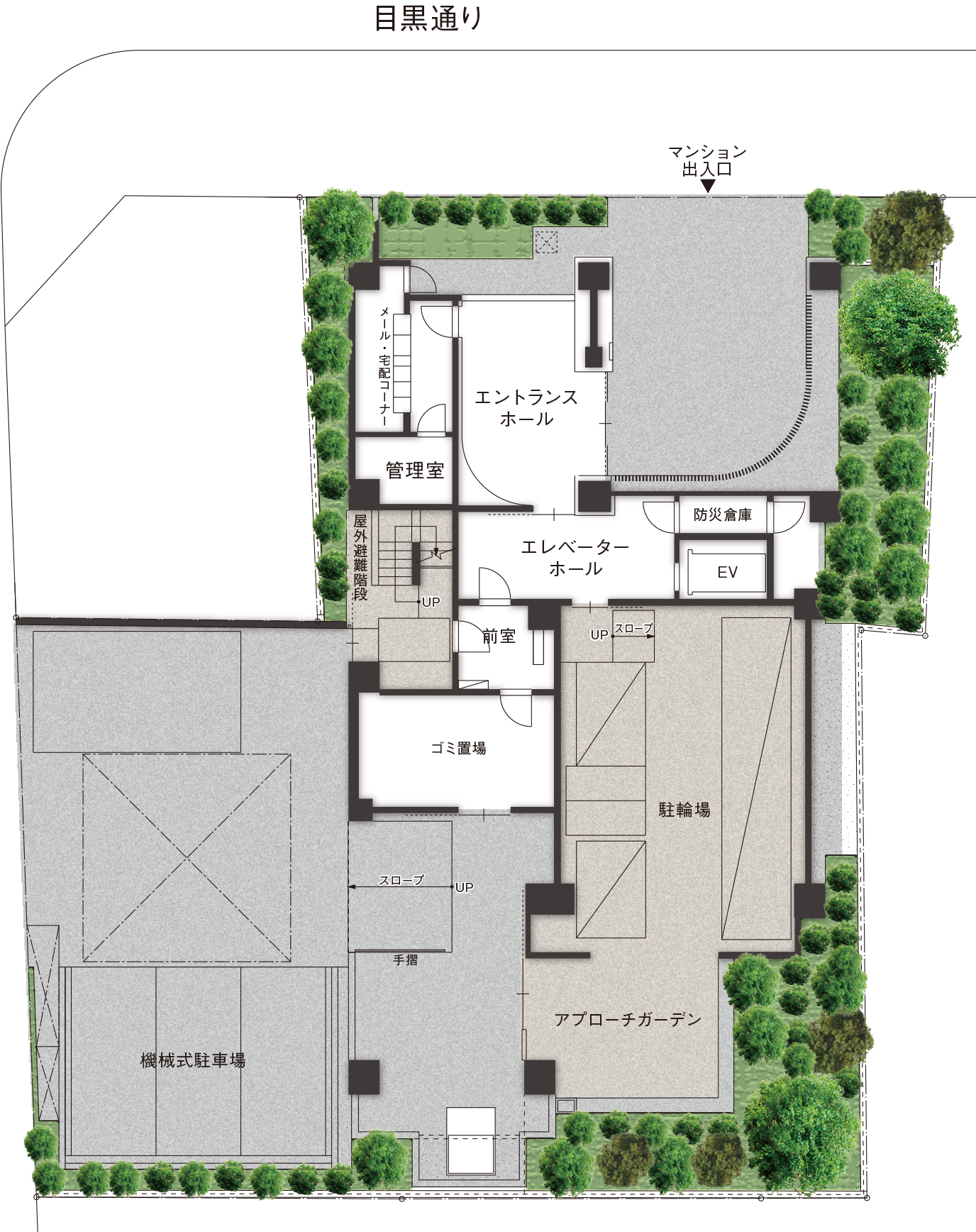 敷地配置図