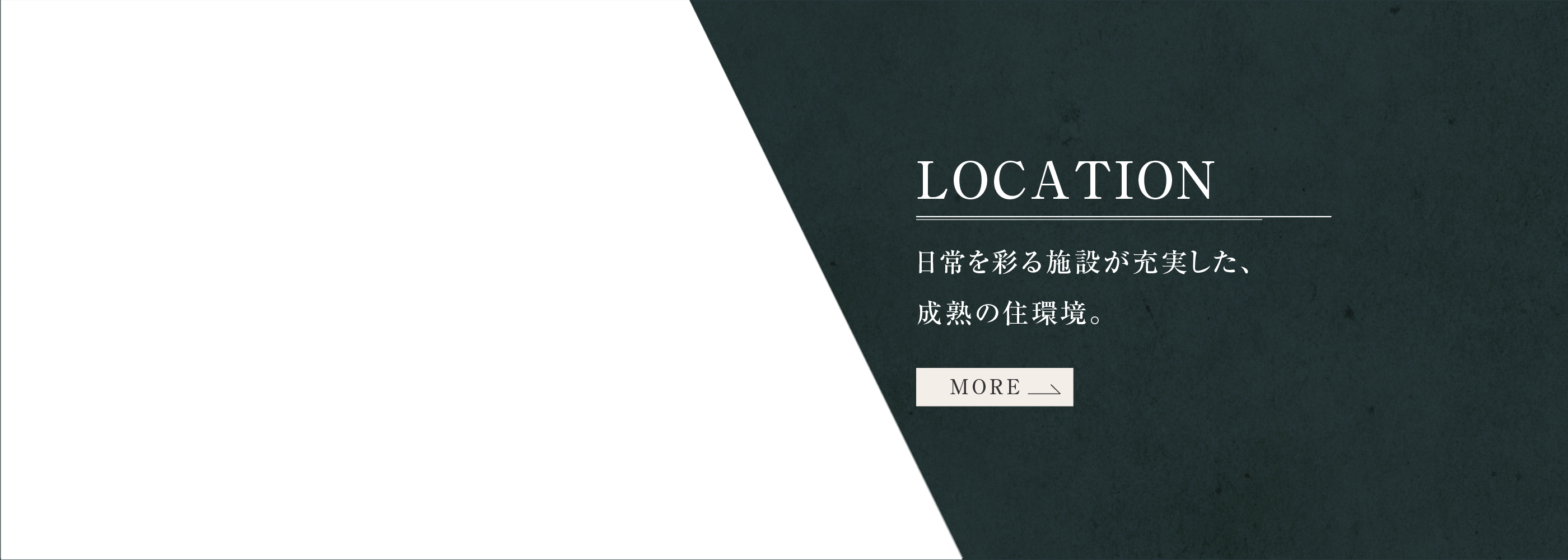 LOCATION 日常を彩る施設が充実した、成熟の住環境。