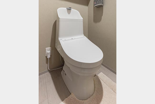 ウォシュレット機能の写真