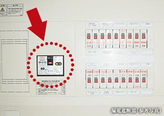 漏電遮断器（参考写真）