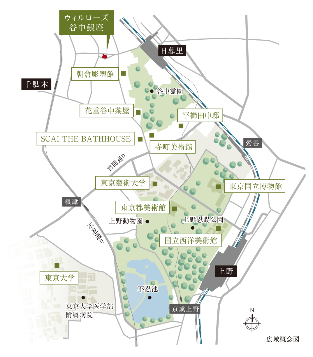 現地案内図