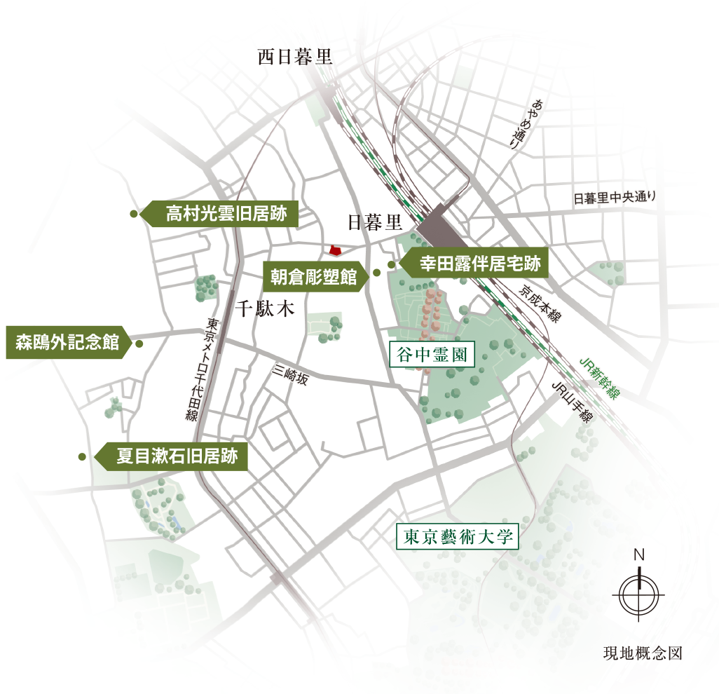 現地案内図