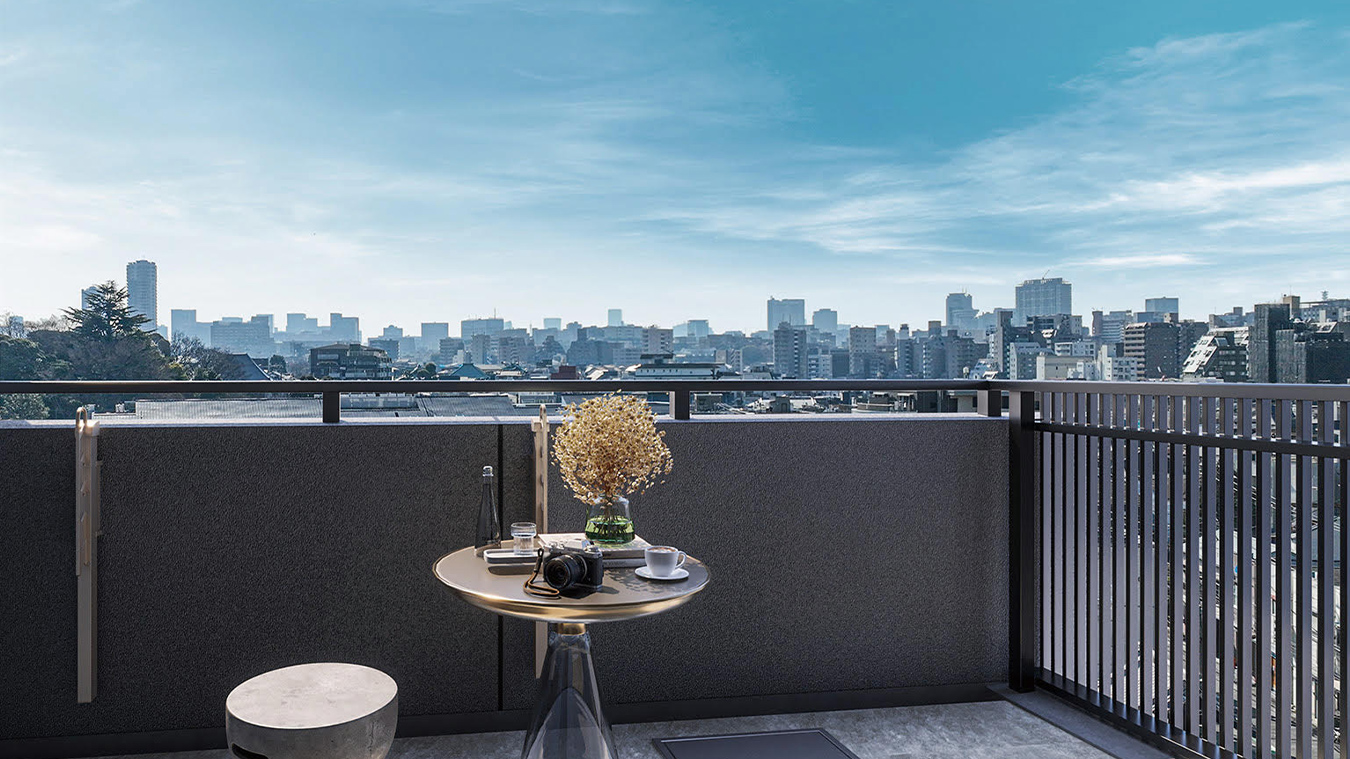 バルコニー完成予想図